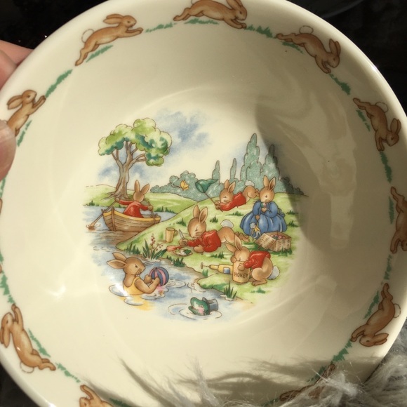 Bunnykins Fine Bone China Royal Dalton 3 piece set - Picture 5 of 15